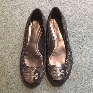 Tory Burch Flats - Black/silver